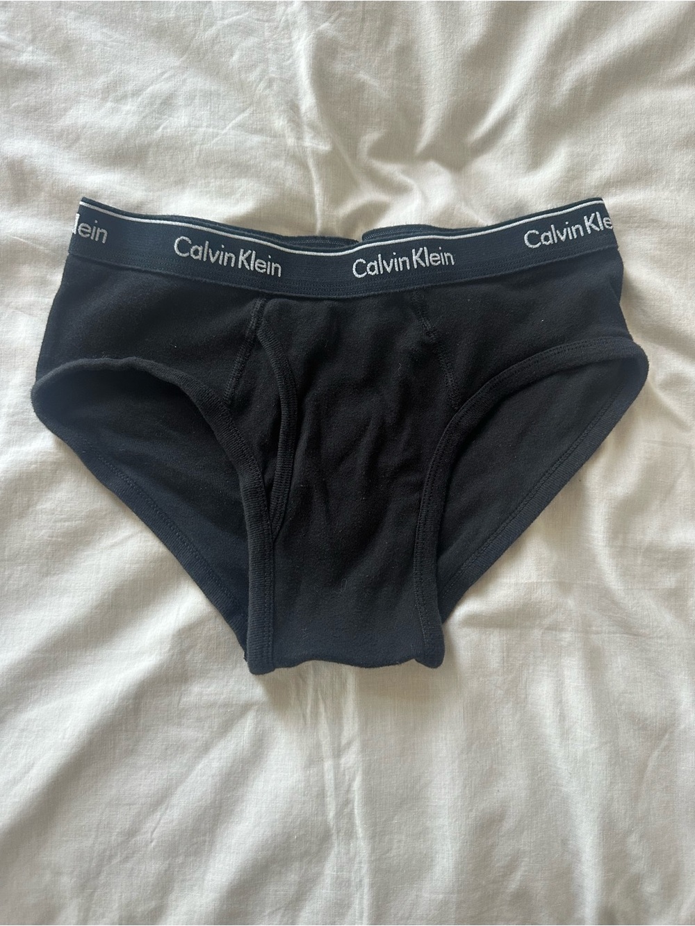 Calvin Klein Black Men's Logo Briefs